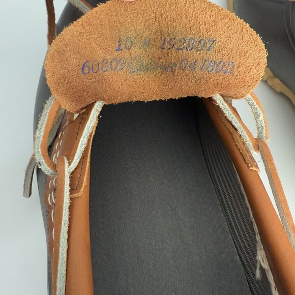 Women's L.L.Bean Rubber Moc Boots Size 10 M Tan Brown - Picture 8 of 10
